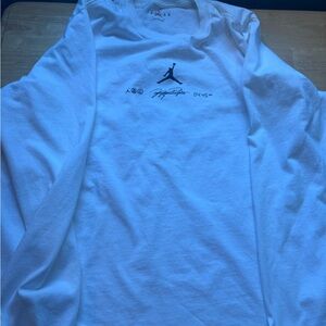 Jordan White Long Sleeve Tee